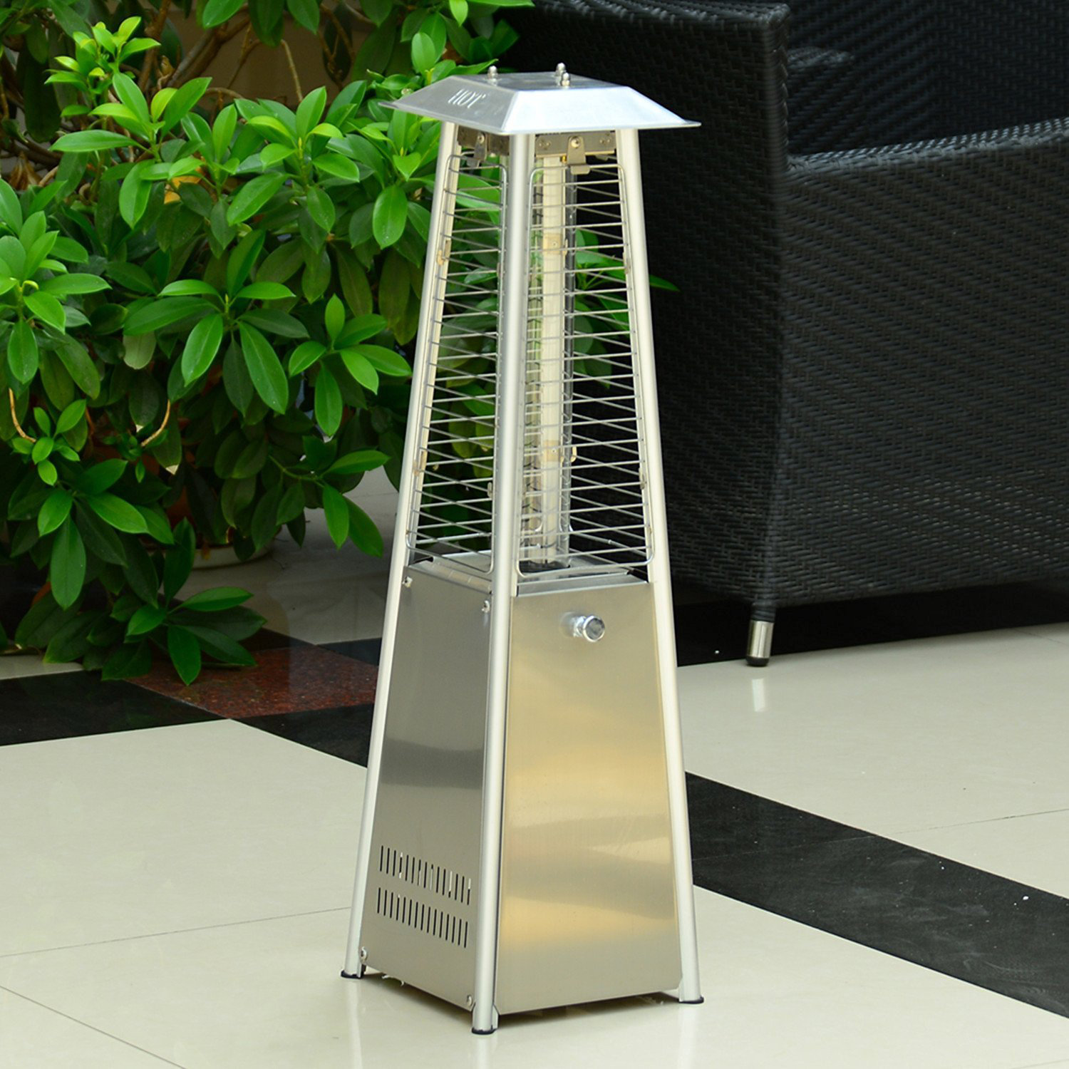 Outsunny Garden Table Top Propane Patio Heater & Reviews Wayfair.co.uk